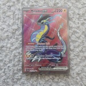 POKEMON TCG Card Miraidon EX Scarlet & Violet Base Set Ultra Rare 227/198